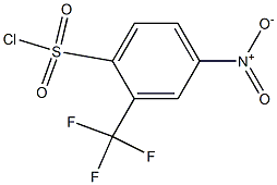 4-nitro-2-(trifluoromethyl)benzene-1-sulfonyl chloride Struktur