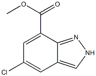 5-Chloro-2H-indazole-7-carboxylic acid methyl ester Struktur