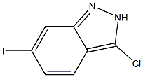 3-Chloro-6-iodo-2H-indazole Struktur