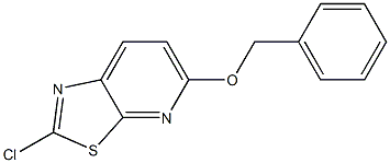 5-Benzyloxy-2-chloro-thiazolo[5,4-b]pyridine Struktur