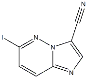 6-Iodo-imidazo[1,2-b]pyridazine-3-carbonitrile Struktur