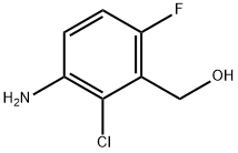 (3-Amino-2-chloro-6-fluoro-phenyl)-methanol Struktur