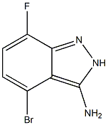 4-Bromo-7-fluoro-2H-indazol-3-ylamine Struktur