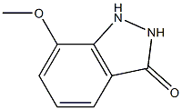 7-Methoxy-1,2-dihydro-indazol-3-one Struktur