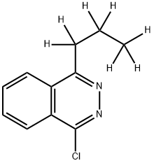 1-Chloro-4-(n-propyl-d7)-phthalazine Struktur