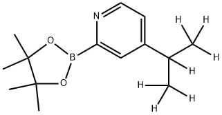 4-(iso-Propyl-d7)-pyridine-2-boronic acid pinacol ester Struktur