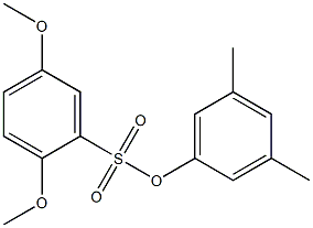 3,5-dimethylphenyl 2,5-dimethoxybenzenesulfonate Struktur