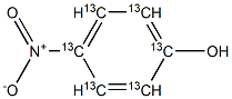 4-Nitrophenol-[13C6] Struktur