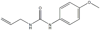 1-ALLYL-3-(P-ANISYL)UREA Struktur