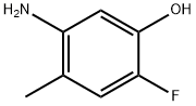 5-Amino-2-fluoro-4-methylphenol Struktur