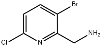 (3-Bromo-6-chloropyridin-2-yl)methanamine Struktur