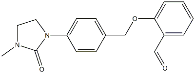 2-(4-(3-methyl-2-oxoimidazolidin-1-yl)benzyloxy)benzaldehyde