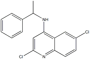 2,6-dichloro-N-(1-phenylethyl)quinolin-4-amine