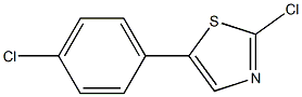 2-chloro-5-(4-chlorophenyl)thiazole Struktur