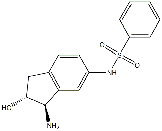 N-((2R,3R)-3-amino-2-hydroxy-2,3-dihydro-1H-inden-5-yl)benzenesulfonamide|