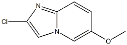 2-Chloro-6-methoxy-imidazo[1,2-a]pyridine Struktur