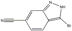 3-Bromo-2H-indazole-6-carbonitrile Struktur