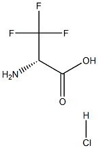 (S)-2-amino-3,3,3-trifluoropropanoic acid hydrochloride Struktur