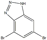 4,6-Dibromo-1H-benzotriazole Struktur