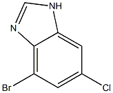 4-Bromo-6-chloro-1H-benzoimidazole Struktur