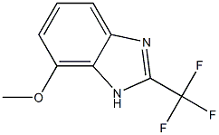 7-Methoxy-2-trifluoromethyl-1H-benzoimidazole Struktur