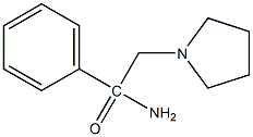 (R)-2-amino-2-phenyl-1-(pyrrolidin-1-yl)ethanone Struktur