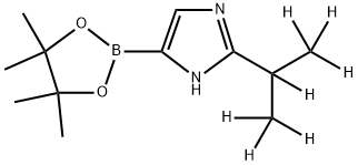 2-(iso-Propyl-d7)-imidazole-4-boronic acid pinacol ester Struktur