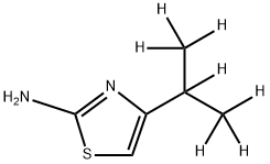 2-Amino-4-(iso-propyl-d7)-thiazole Struktur