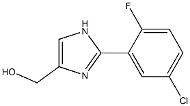 [2-(5-Chloro-2-fluoro-phenyl)-1H-imidazol-4-yl]-methanol Struktur