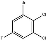 1-Bromo-2,3-dichloro-5-fluorobenzene Struktur