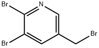 2,3-Dibromo-5-(bromomethyl)pyridine Struktur