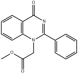 Methyl 2-(4-oxo-2-phenylquinazolin-1(4H)-yl)acetate Struktur