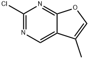 2-chloro-5-methylfuro[2,3-d]pyrimidine Struktur