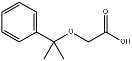 2-((2-Phenylpropan-2-yl)oxy)acetic acid Struktur