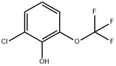 2-Chloro-6-(trifluoromethoxy)phenol Struktur