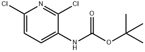 tert-butyl 2,6-dichloropyridin-3-ylcarbamate Struktur