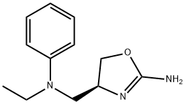 (S)-4-[(ethyl-phenyl-amino)-methyl]-4,5-dihydro-oxazol-2-ylamine Struktur