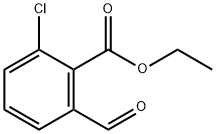 2-Chloro-6-formyl-benzoic acid ethyl ester Struktur