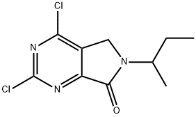 6-(sec-Butyl)-2,4-dichloro-5H-pyrrolo[3,4-d]pyrimidin-7(6H)-one Struktur