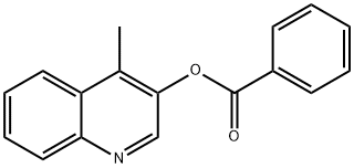 4-Methylquinolin-3-yl benzoate Struktur