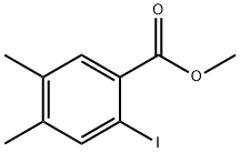 Methyl 2-iodo-4,5-dimethylbenzoate Struktur