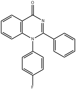 1-(4-Fluorophenyl)-2-phenylquinazolin-4(1H)-one Struktur