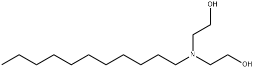 N,N-bis(2-hydroxyethyl)-undecylamine Struktur