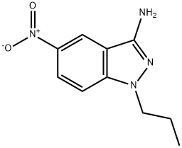 5-Nitro-1-propyl-1H-indazol-3-amine Struktur