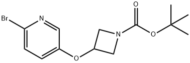 tert-butyl 3-(6-bromopyridin-3-yl)oxyazetidine-1-carboxylate Struktur