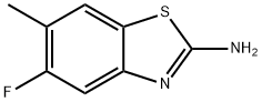 5-Fluoro-6-methyl-benzothiazol-2-ylamine Struktur