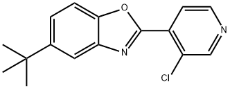 5-(tert-Butyl)-2-(3-chloropyridin-4-yl)benzo[d]oxazole Struktur