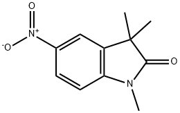 1,3,3-trimethyl-5-nitroindolin-2-one Struktur