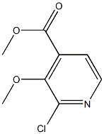 2-氯-3-甲氧基異煙酸甲酯, 1214387-44-6, 結(jié)構(gòu)式