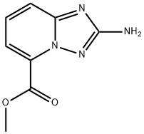 methyl 2-amino-[1,2,4]triazolo[1,5-a]pyridine-5-carboxylate Struktur